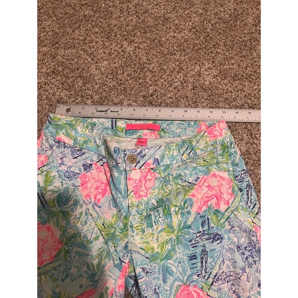 Lilly Pulitzer BOHEMIAN QUEEN Kelly ankle pants size 4 - Picture 6 of 9